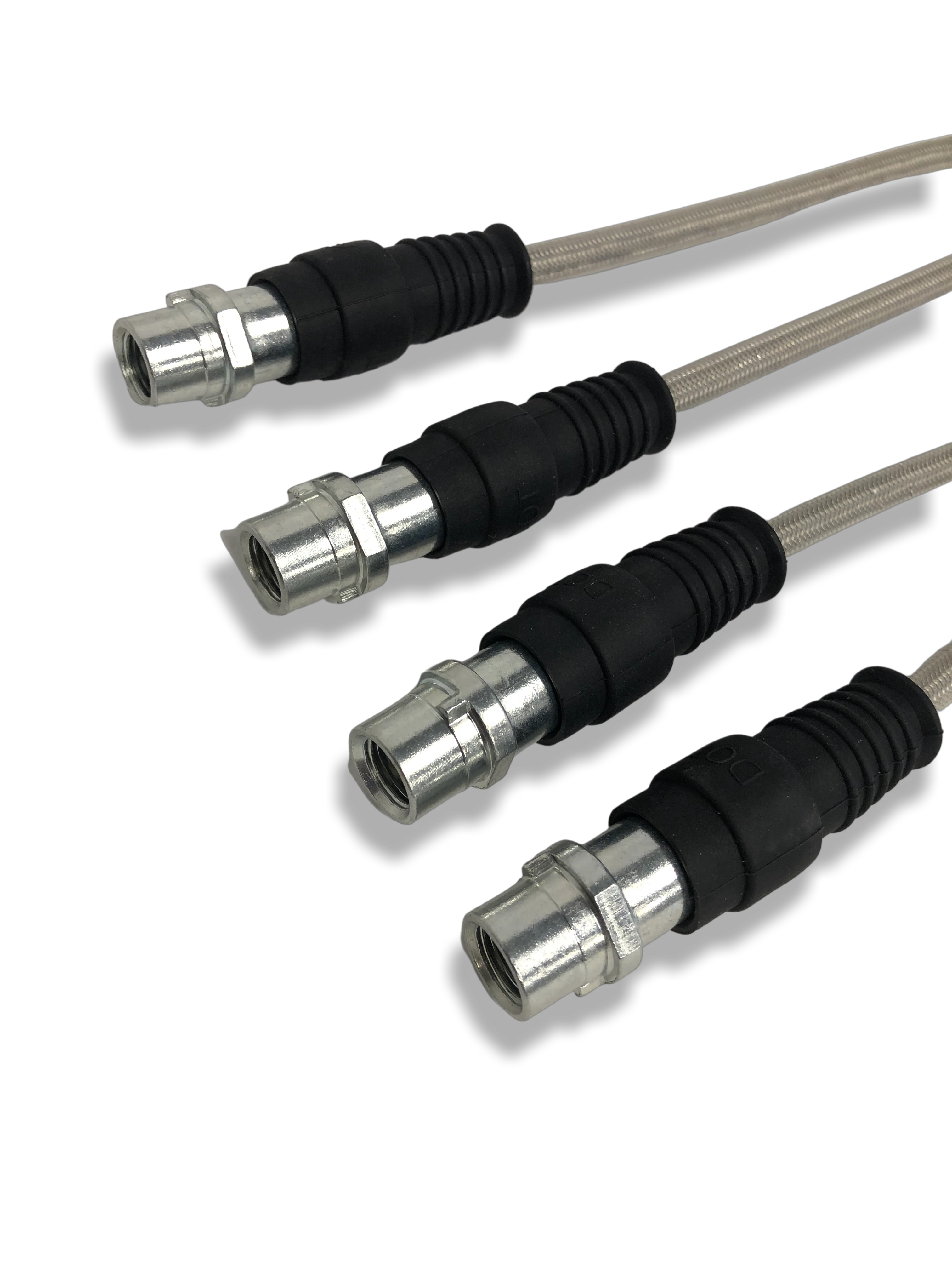 PMB Performance DirectFit Stainless-Steel Brake Lines - Set of 4 - 2012-16 Porsche Boxster/Cayman - Image 3