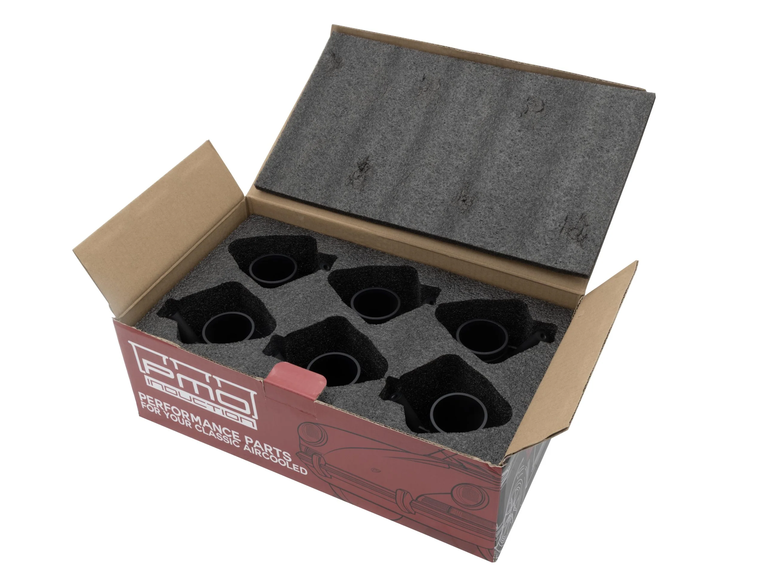 PMO Intake Manifold Aluminum “Stack” Set of 6 with OE Gaskets for Porsche 964 - Image 7