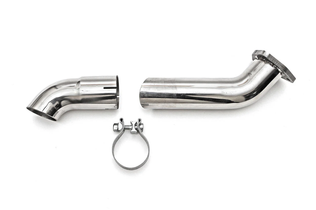 Fabspeed Porsche 911 Carrera Muffler Bypass Pipe with Adjustable Turndown (1976-1989) - Image 2