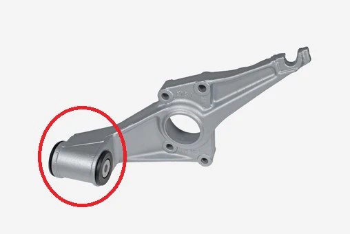 Porsche 944 rear axle carrier bushing / bearing flange - Image 2