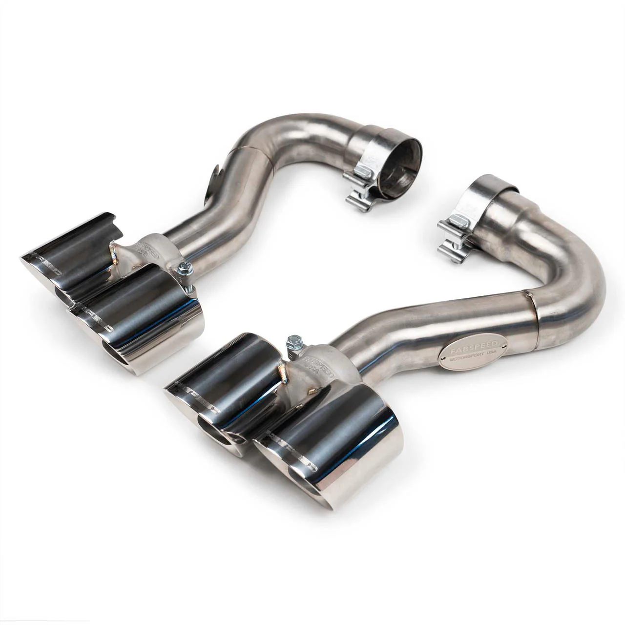 Fabspeed Porsche 955 S Deluxe Quad Style Tips (2002-2007) - Image 3