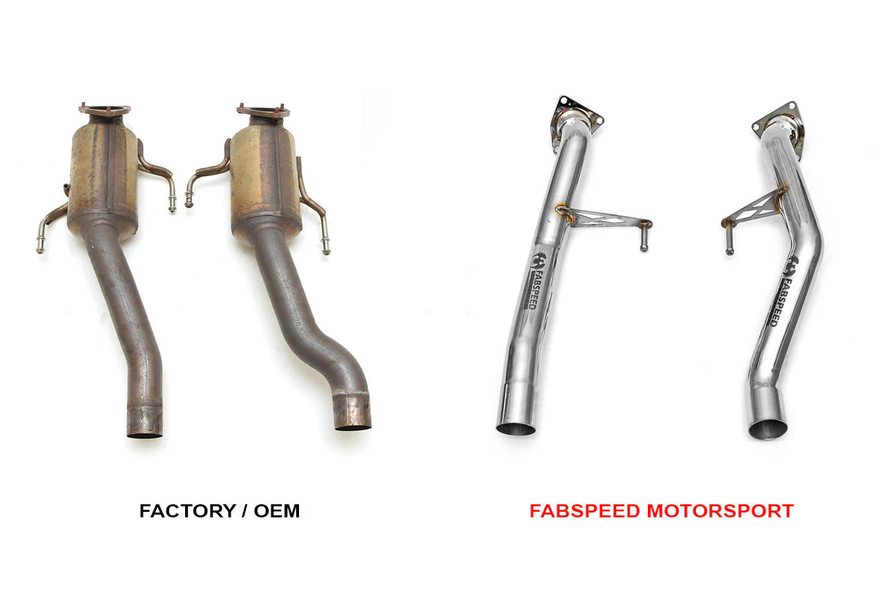 Fabspeed Porsche 955 Turbo / Turbo S Secondary Competition Link Pipes (2002-2007) - Image 2