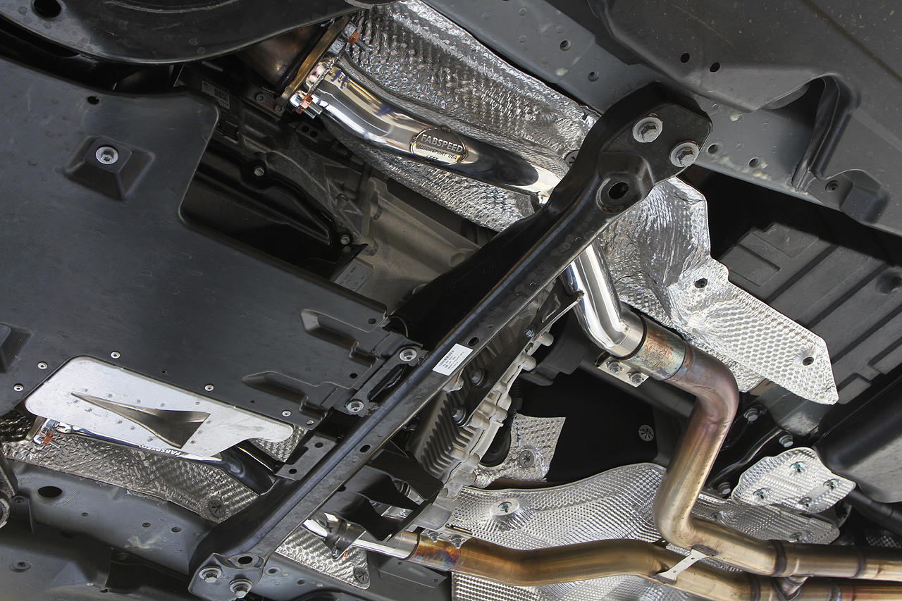 Fabspeed Porsche 958.2 Cayenne Turbo / Turbo S Secondary Competition Link Pipes (2015-2018) - Image 3