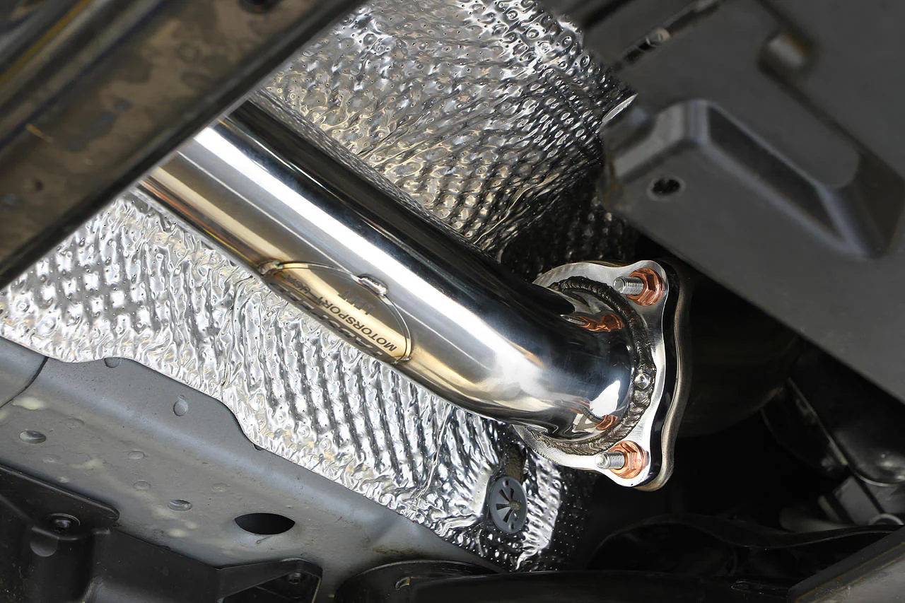 Fabspeed Porsche 958.2 Cayenne Turbo / Turbo S Secondary Competition Link Pipes (2015-2018) - Image 4