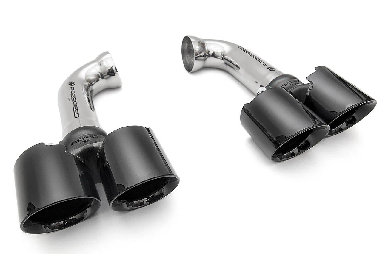Fabspeed Porsche 958 V6 Deluxe Quad Tips (for PSE) (2011-2014) - Image 2