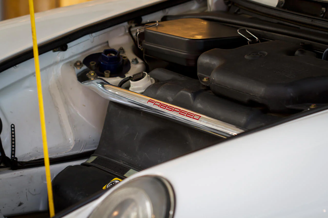 Fabspeed Porsche 964 Turbo 965 GT2 EVO Front Strut Bar (1990-1994) - Image 3