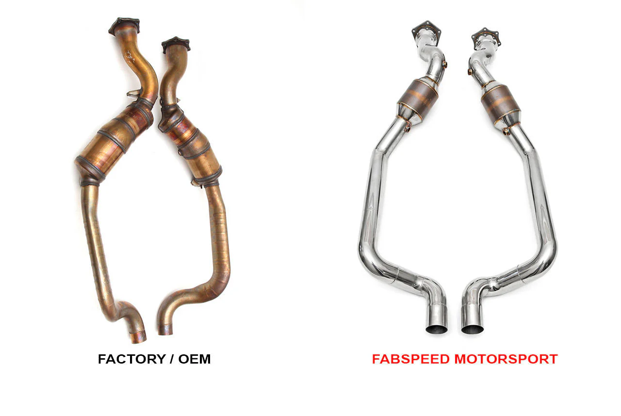 Fabspeed Porsche 970 Panamera Turbo / Turbo S Primary Sport Catalytic Converters (2010-2016) - Image 2