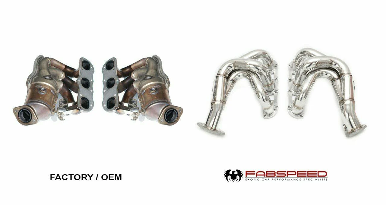 Fabspeed Porsche 981 Boxster/Cayman Long Tube Race Headers - Image 2
