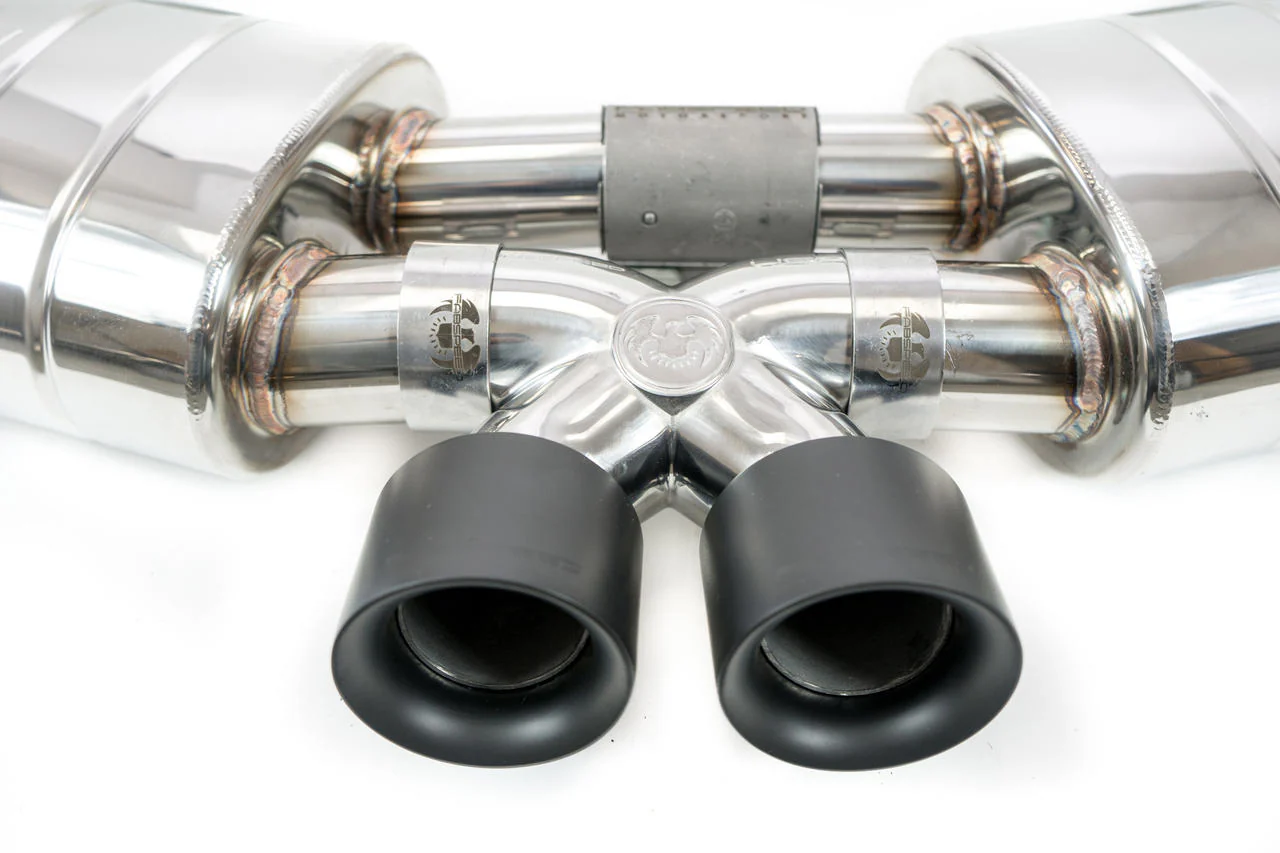 Fabspeed Porsche 987.2 Boxster / Cayman, Cayman R, Spyder TrackTec Valved Bypass Exhaust System (2009-2012) - Image 4