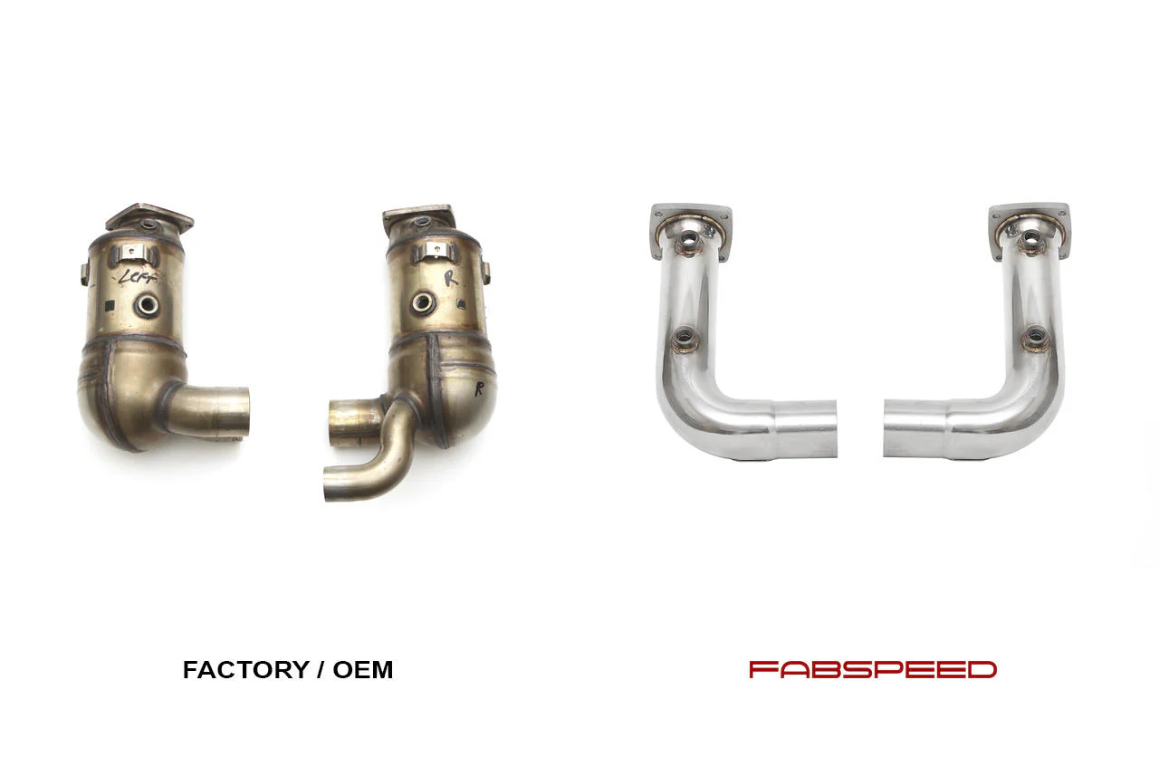 Fabspeed Porsche 991.2 Carrera link comp. Pipes (for Base) (2017-2019) - Image 2