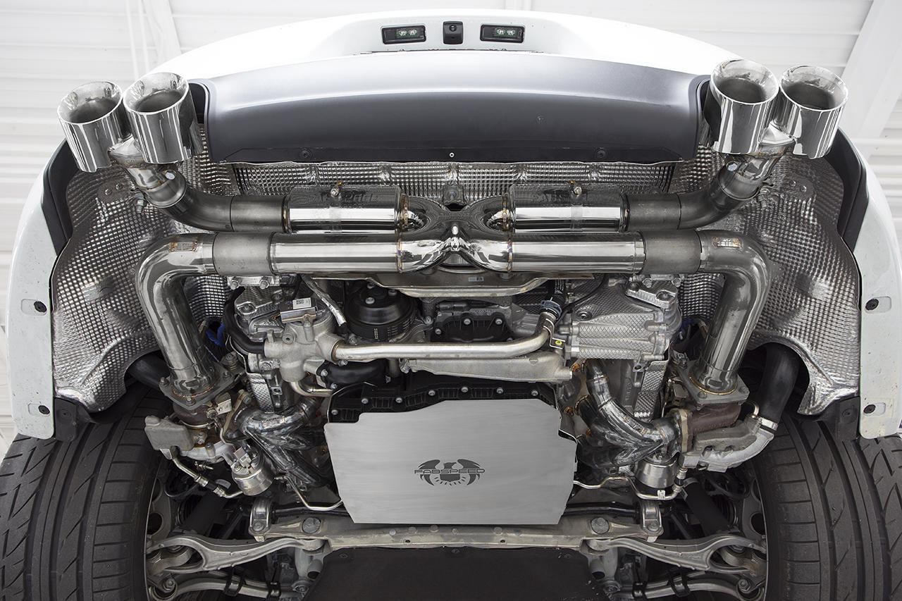 Fabspeed Porsche 991.2 Carrera Center Muffler Bypass X-Pipe (for Base) (2017-2019) - Image 6