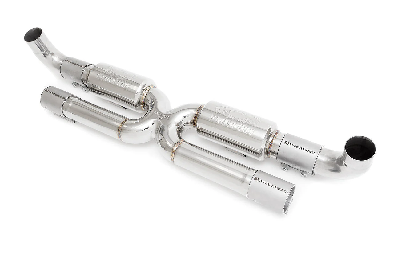 Fabspeed Porsche 991.2 Carrera Center Muffler Bypass X-Pipe (for Base) (2017-2019) - Image 7