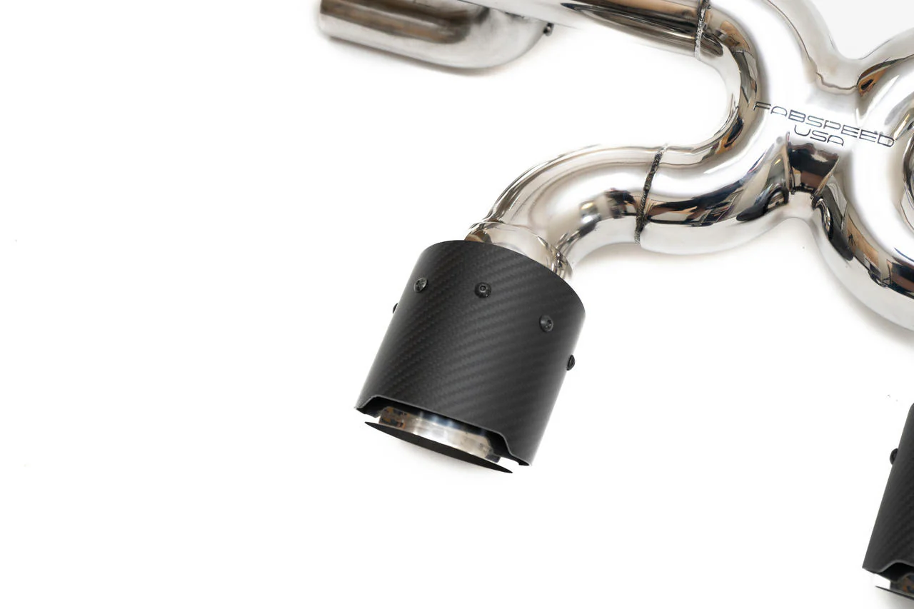 Fabspeed Porsche 991.2 Carrera Valvetronic Center Muffler Bypass X-Pipe (PSE Only) - Image 2