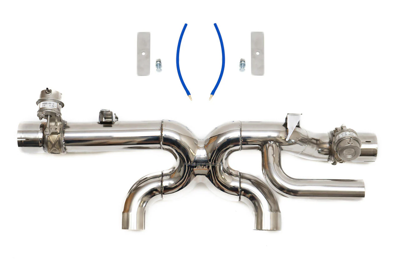 Fabspeed Porsche 991.2 Carrera Valvetronic Center Muffler Bypass X-Pipe (PSE Only) - Image 4