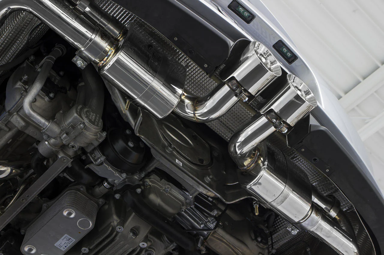 Fabspeed Porsche 991.2 GT3 / GT3 RS Center Mini Maxflo Performance Exhaust System (2017+) - Image 3