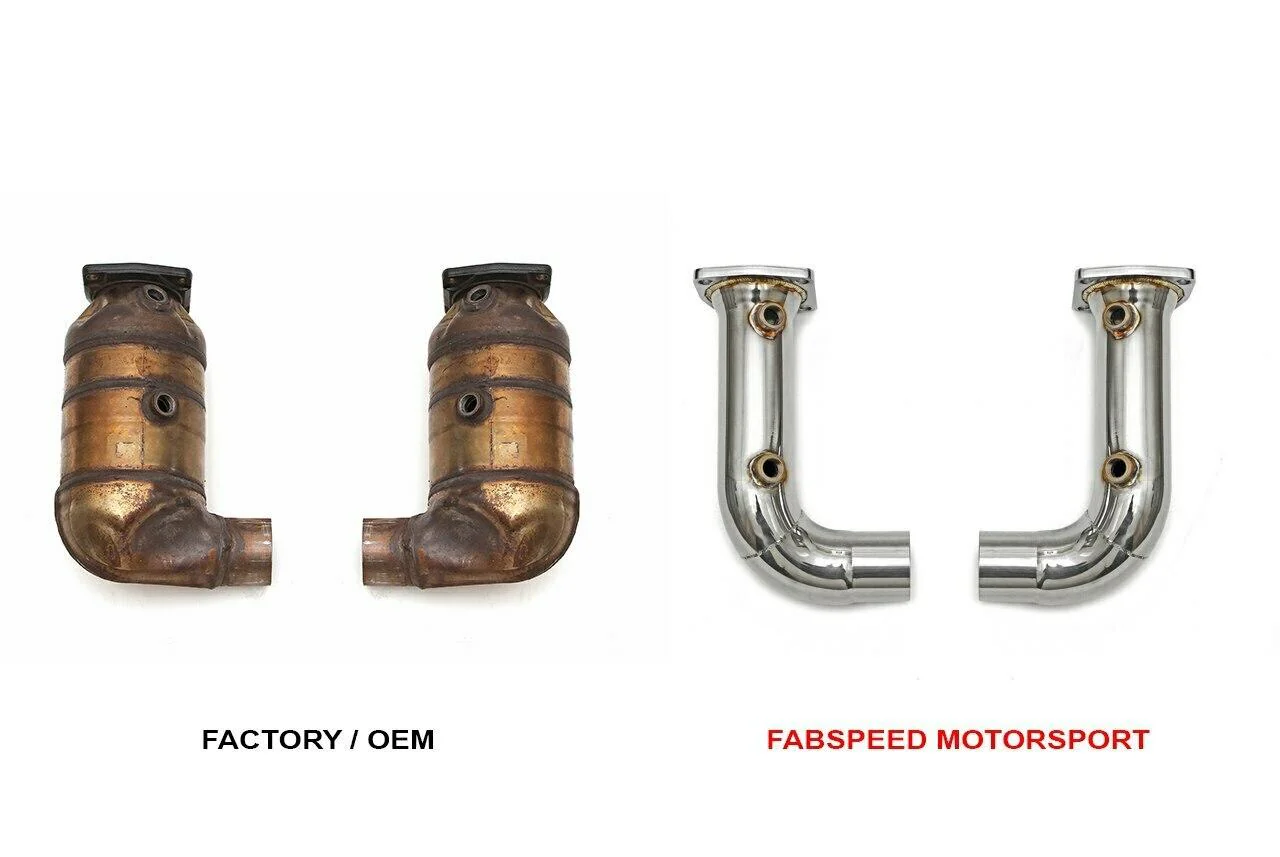Fabspeed Porsche 991.2 Turbo / Turbo S Competition Link Pipes (2017+) - Image 3
