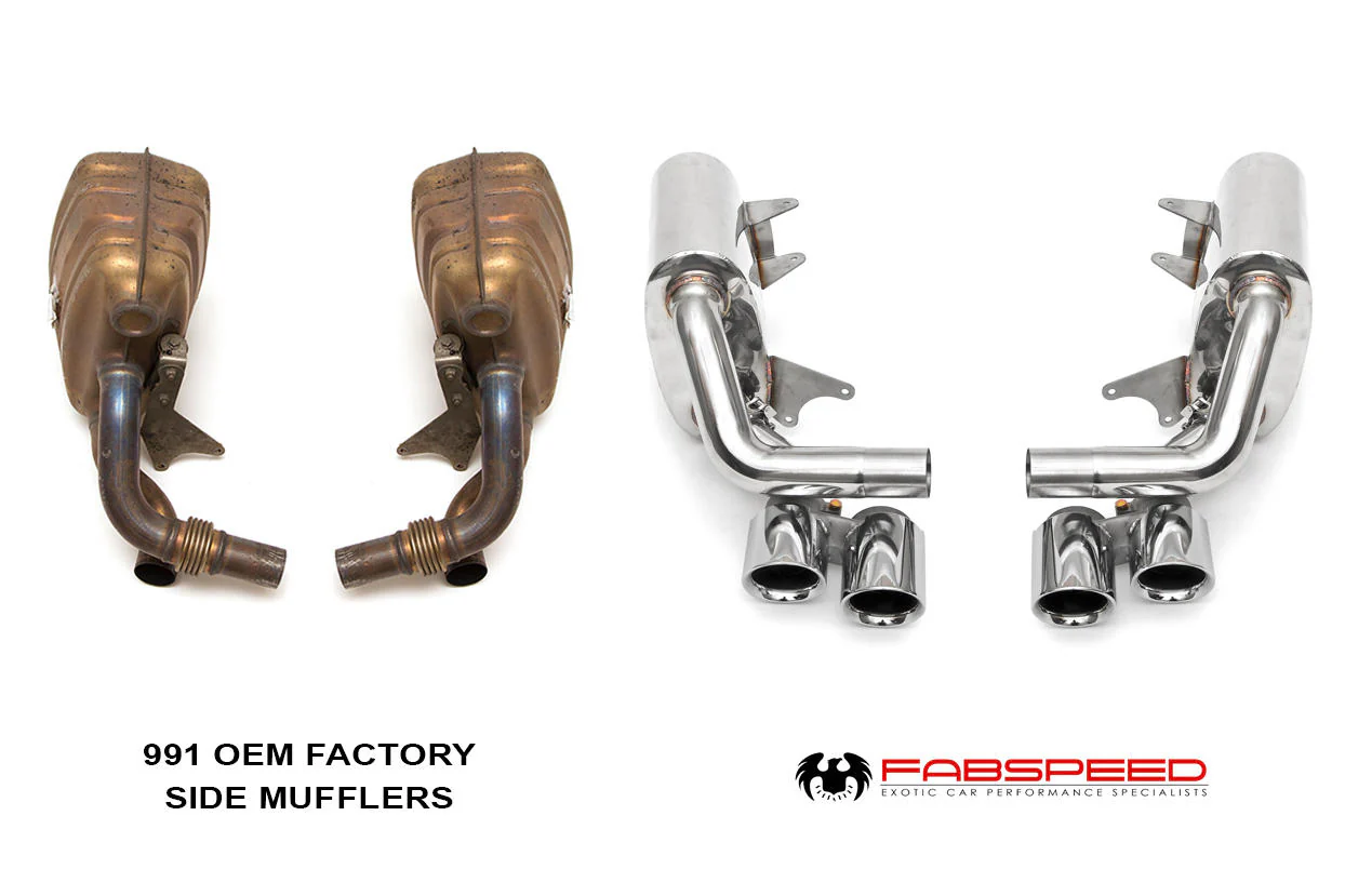 Fabspeed Porsche 991 Carrera Maxflo Performance Side Exhaust System (2012-2016) - Image 2