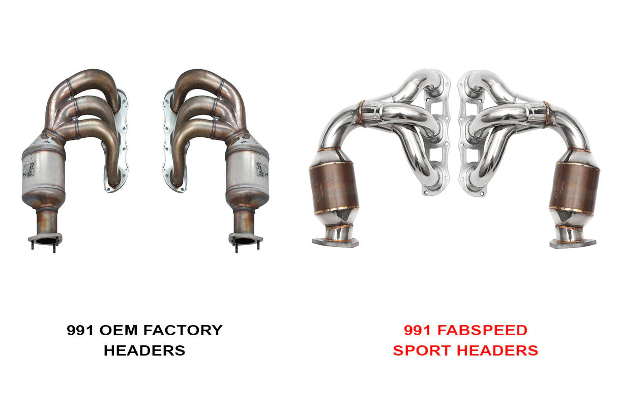 Fabspeed Porsche 991 Carrera Sport Headers (2012-2016) - Image 2