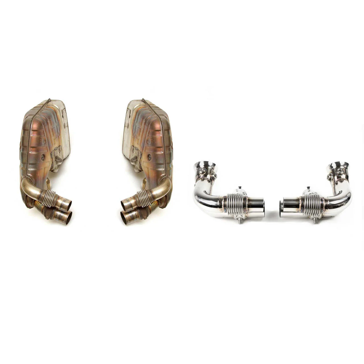 Fabspeed Porsche 991 GT3 / GT3 RS Side Muffler Bypass Pipes (2014-2016) - Image 2