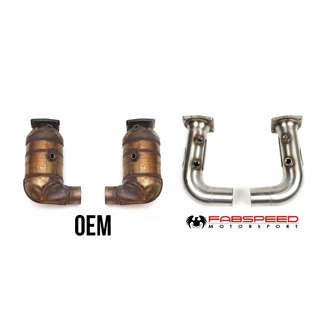 Fabspeed Porsche 991 Turbo / Turbo S  Competition Link Pipes (2013-2016) - Image 2