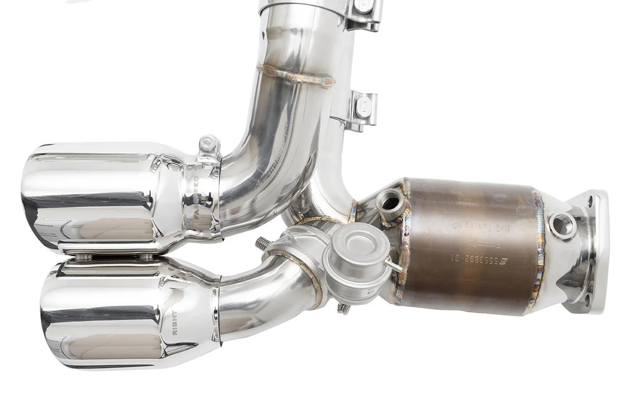 Fabspeed Porsche 991 Turbo / Turbo S Valvetronic Supersport  X-Pipe Exhaust System (2013-2016) - Image 5