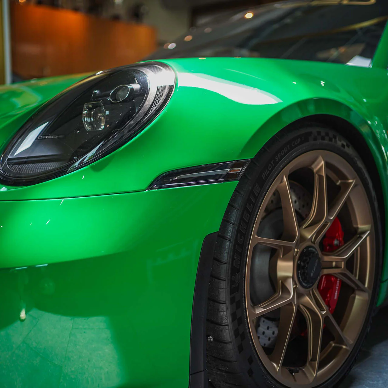 Porsche 992 OEM Clear Side Marker Lights (2019+) - Image 3