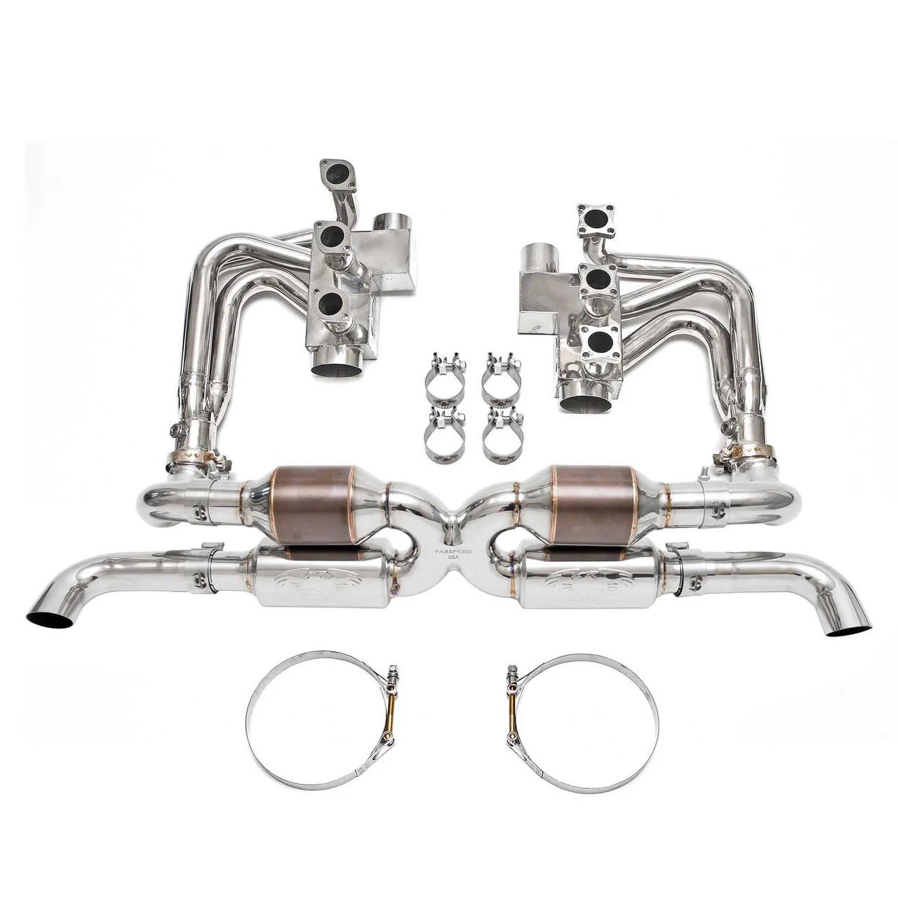 Fabspeed Porsche 993 Carrera RSR Header Muffler Kit (1994-1998) - Image 4