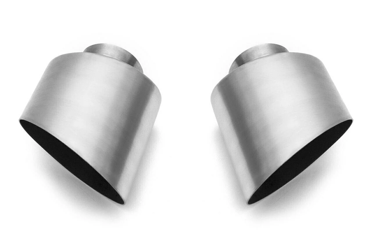 Fabspeed Porsche 993 Carrera Single Wall Oval Bolt-On Tips 993 (1994-1998) - Image 2