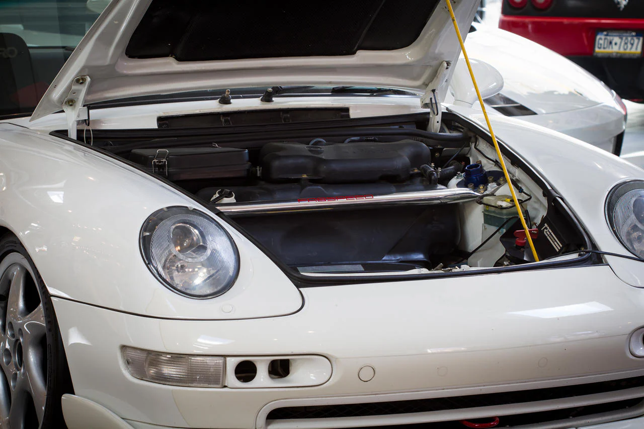 Fabspeed Porsche 993 Turbo GT2 EVO Front Strut Bar - Image 2