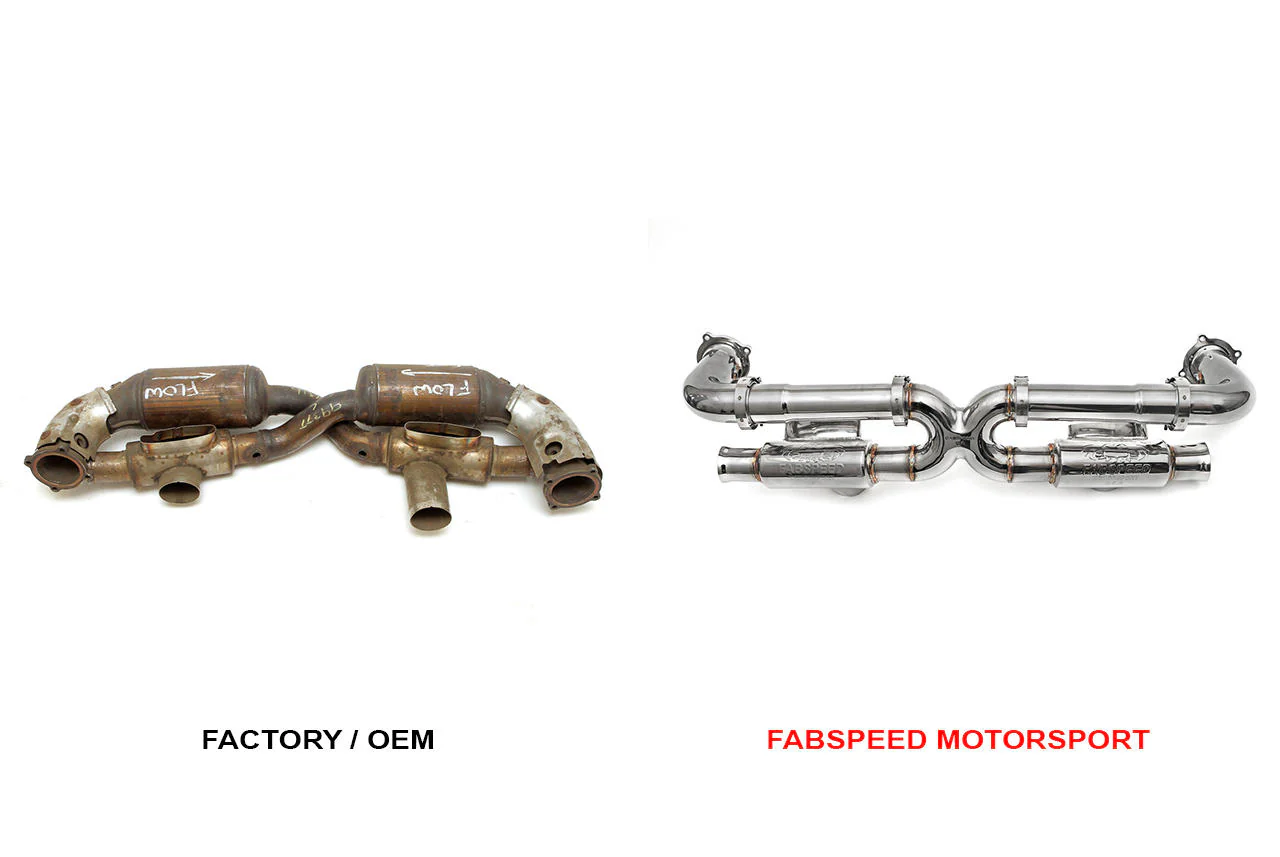 Fabspeed Porsche 993 Turbo Modular Competition Link Pipes. X-Pipe ONLY - Image 3