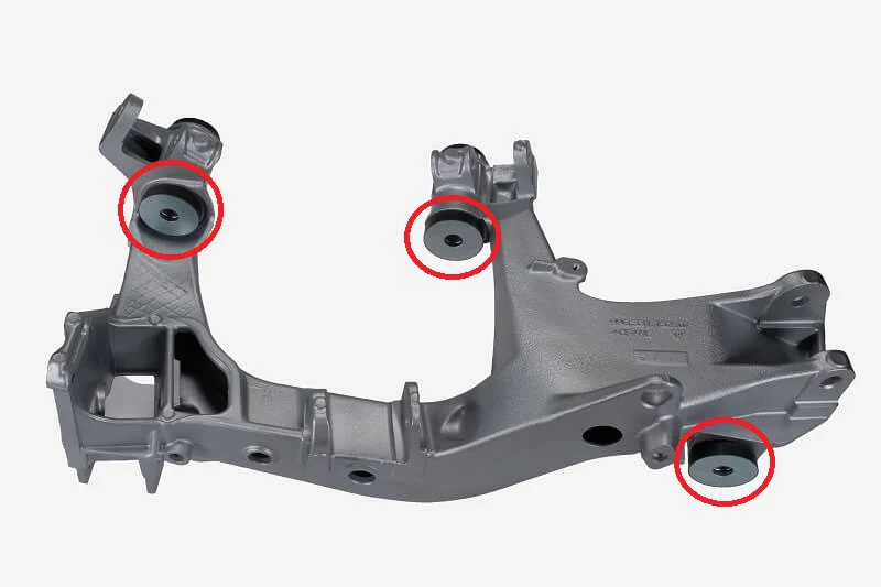 Porsche 996, 997 rear sub frame bushings set - Image 2