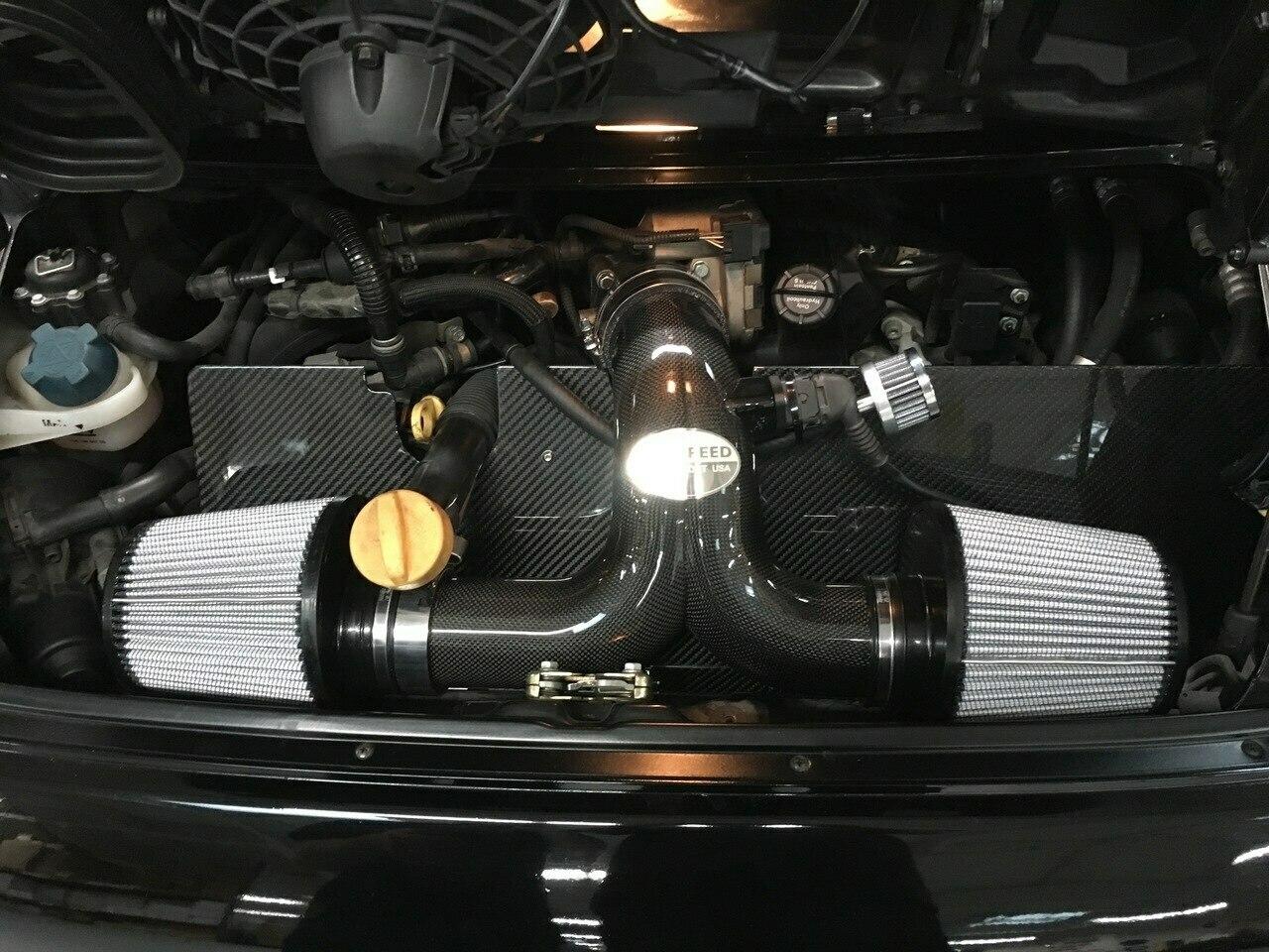 Fabspeed Porsche 996 Carrera Carbon Fiber Competition Air Intake System (2000-2004) - Image 6