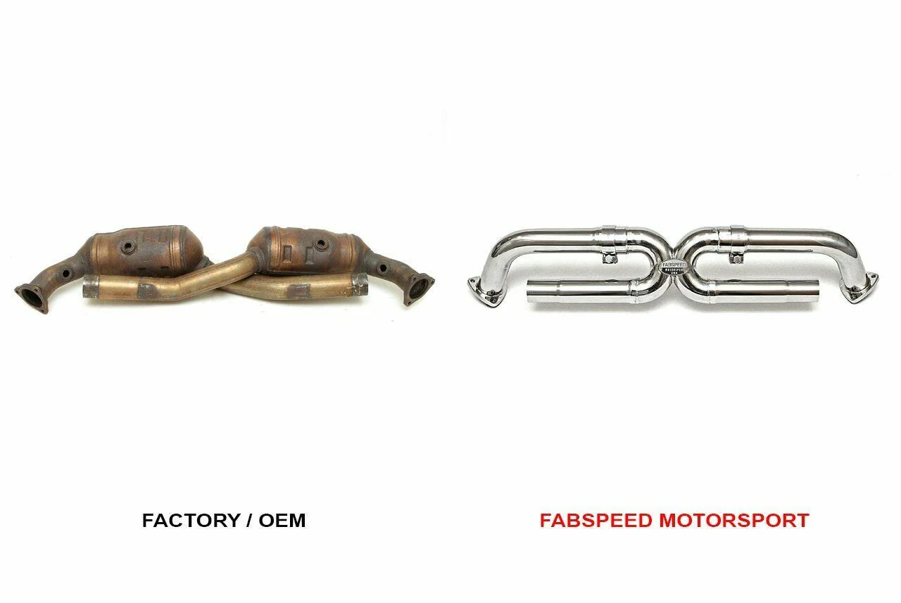 Fabspeed Porsche 996 Carrera Competition Link Pipe X-Pipe (1999-2004) - Image 2