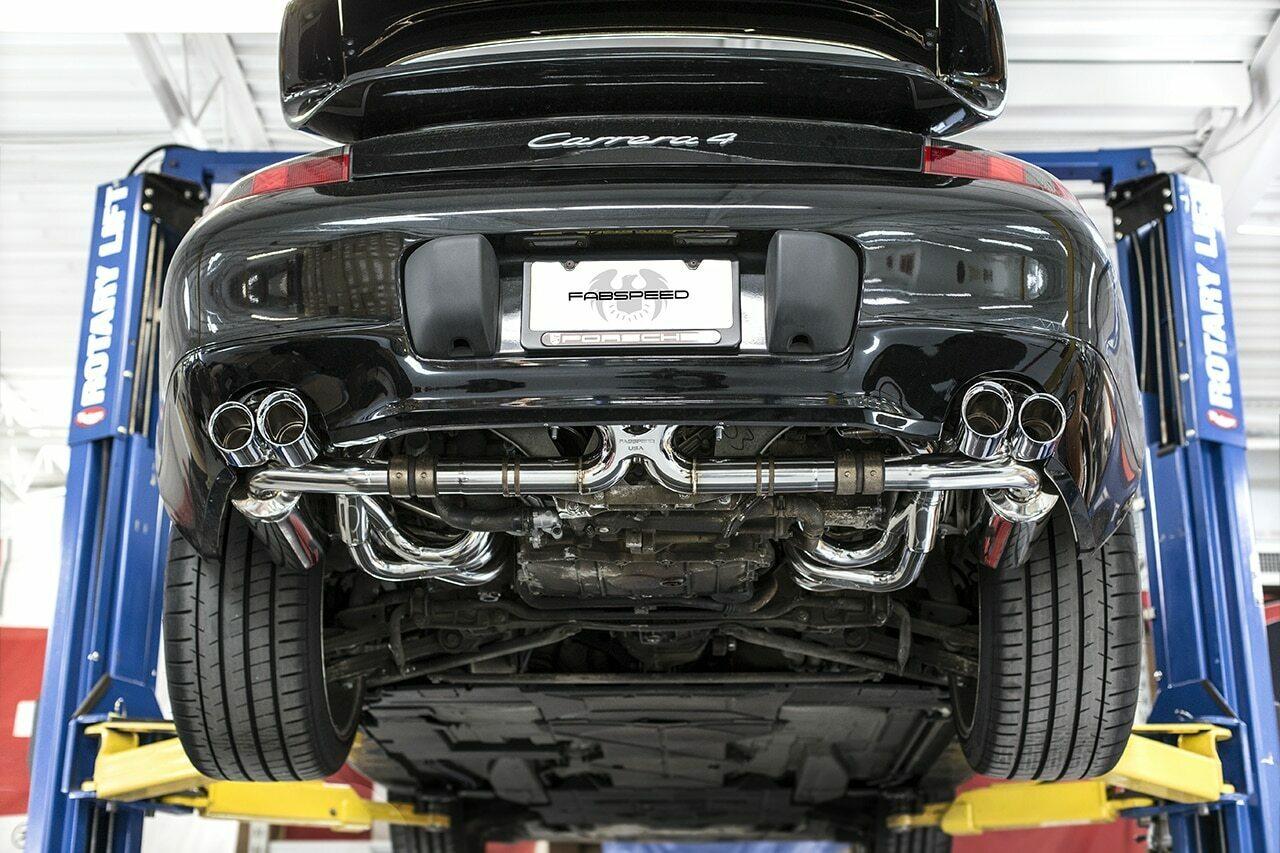 Fabspeed Porsche 996 Carrera Competition Link Pipe X-Pipe (1999-2004) - Image 5