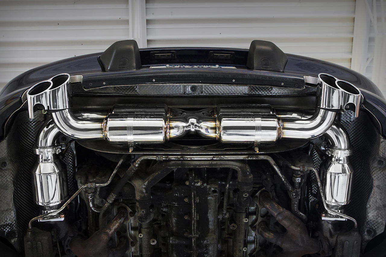 Fabspeed Porsche 996 GT2 70mm Supersport X- Pipe Exhaust System (2001-2005) - Image 4