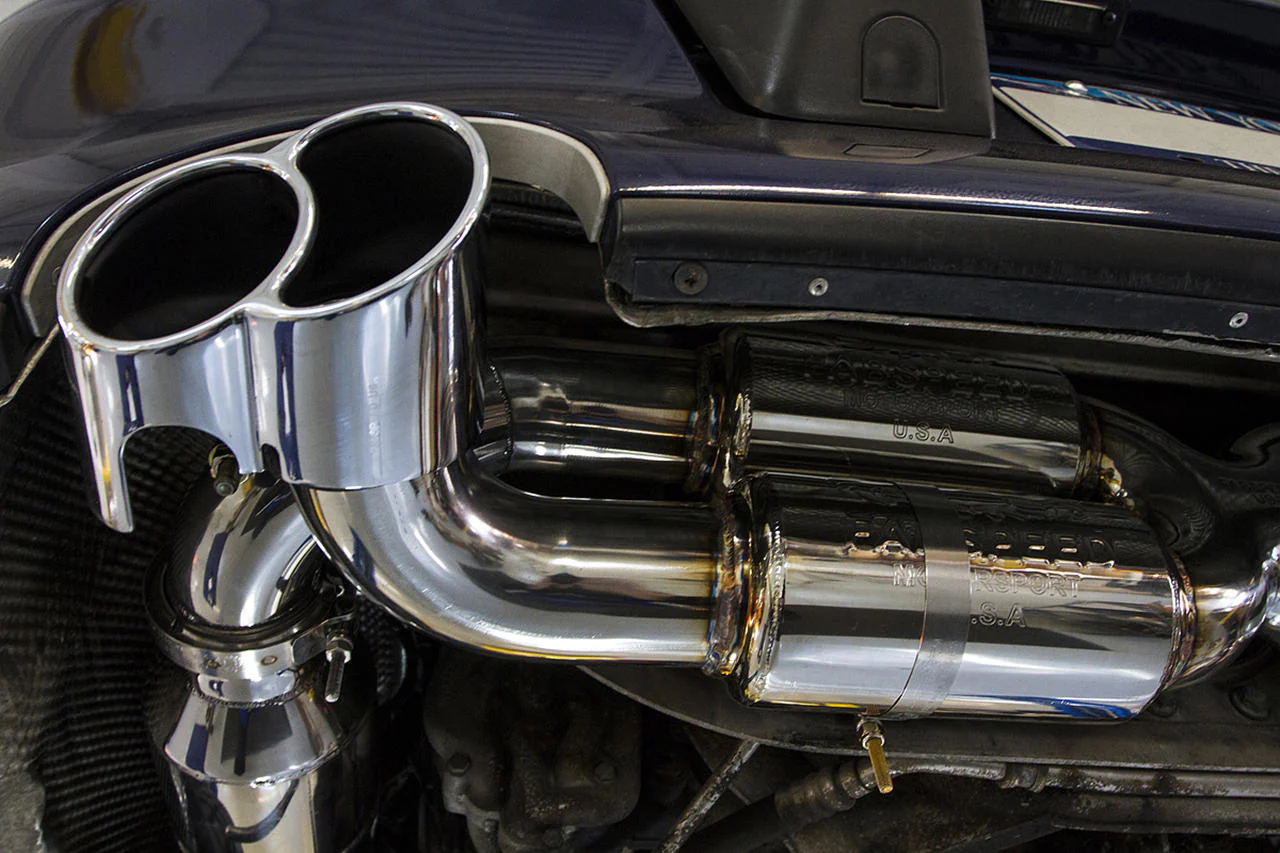 Fabspeed Porsche 996 GT2 70mm Supersport X- Pipe Exhaust System (2001-2005) - Image 6