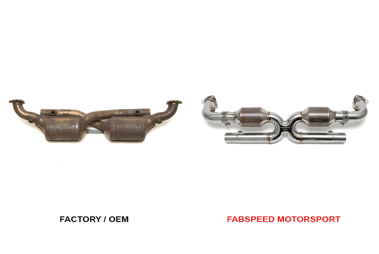 Fabspeed Porsche 996 GT3 Sport Cat X-Pipe (1999-2005) - Image 2