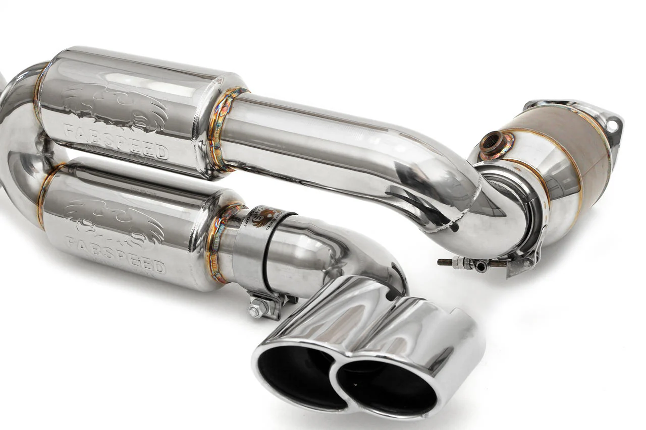 Fabspeed Porsche 996 Turbo Supersport 70mm X-Pipe Exhaust System (2000-2005) - Image 2