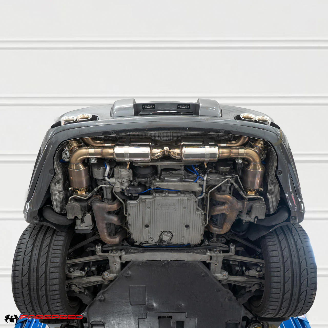 Fabspeed Porsche 997.2 Turbo / Turbo S Valvetronic Supersport X-Pipe Exhaust System (2010-2012) - Image 12