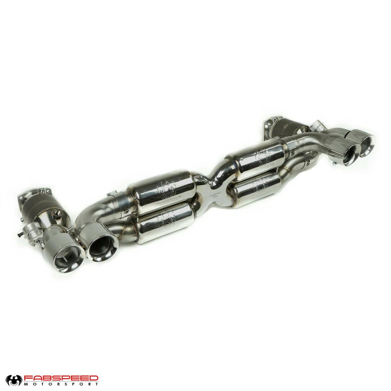 Fabspeed Porsche 997.2 Turbo / Turbo S Valvetronic Supersport X-Pipe Exhaust System (2010-2012) - Image 3