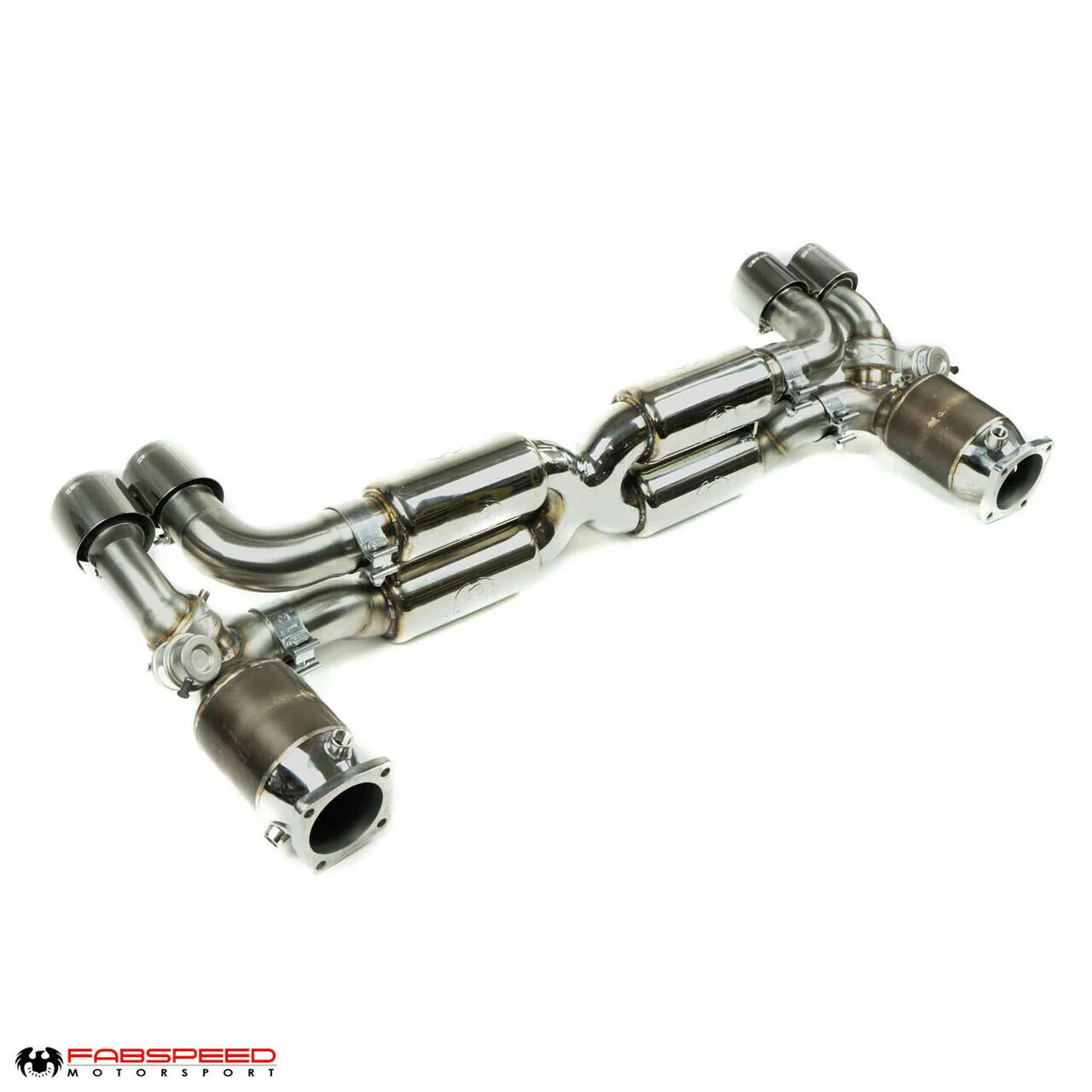 Fabspeed Porsche 997.2 Turbo / Turbo S Valvetronic Supersport X-Pipe Exhaust System (2010-2012) - Image 4