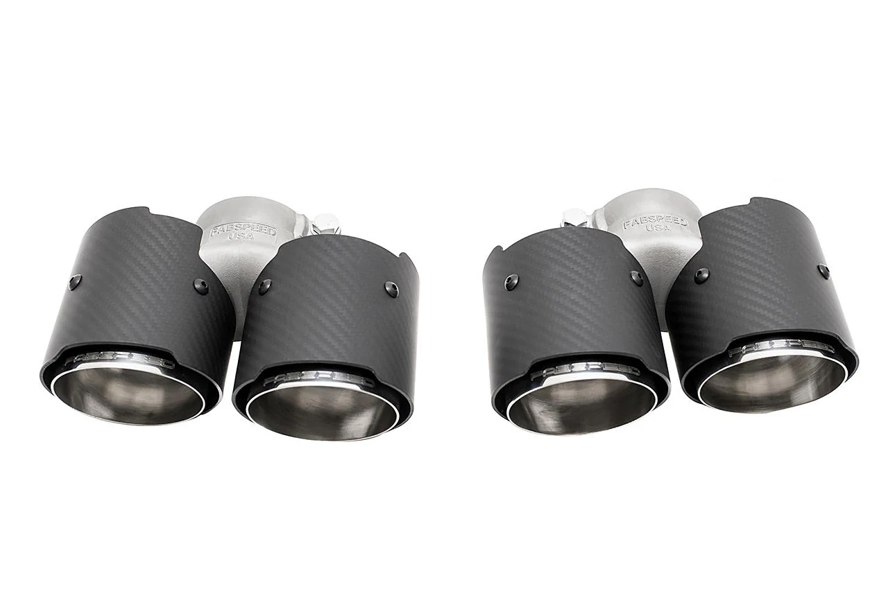 Fabspeed Porsche 997 Carrera Deluxe Quad-Style Tips (2005-2008) - Image 3