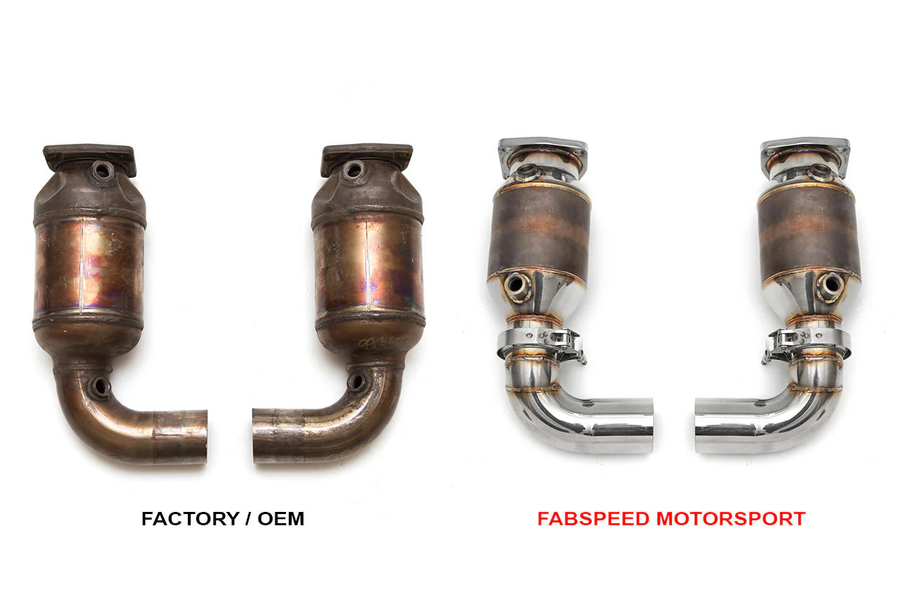 Fabspeed Porsche 997 GT2 Sport Catalytic Converters (2008-2009) - Image 2