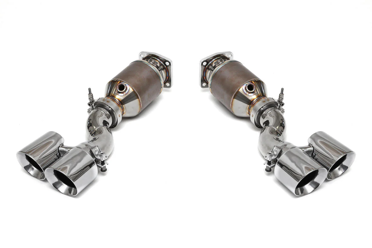 Fabspeed Porsche 997 Turbo Muffler Bypass Exhaust System (2006-2009) - Image 2