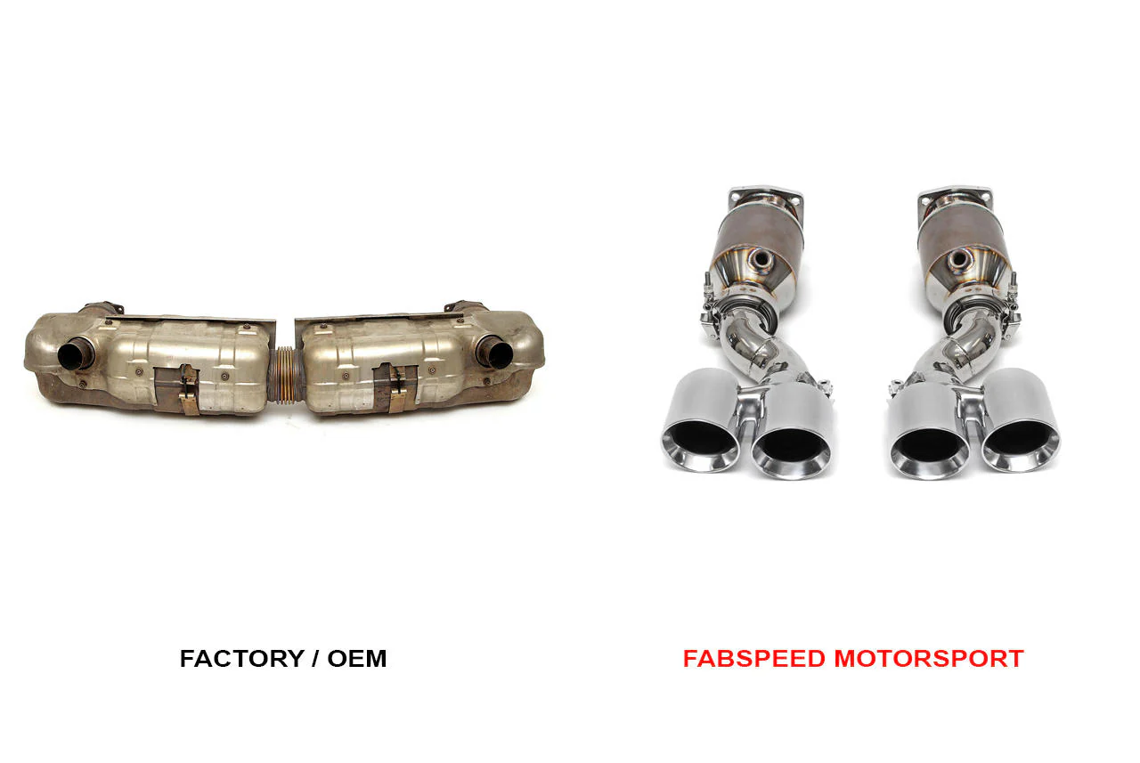 Fabspeed Porsche 997 Turbo Muffler Bypass Exhaust System (2006-2009) - Image 3
