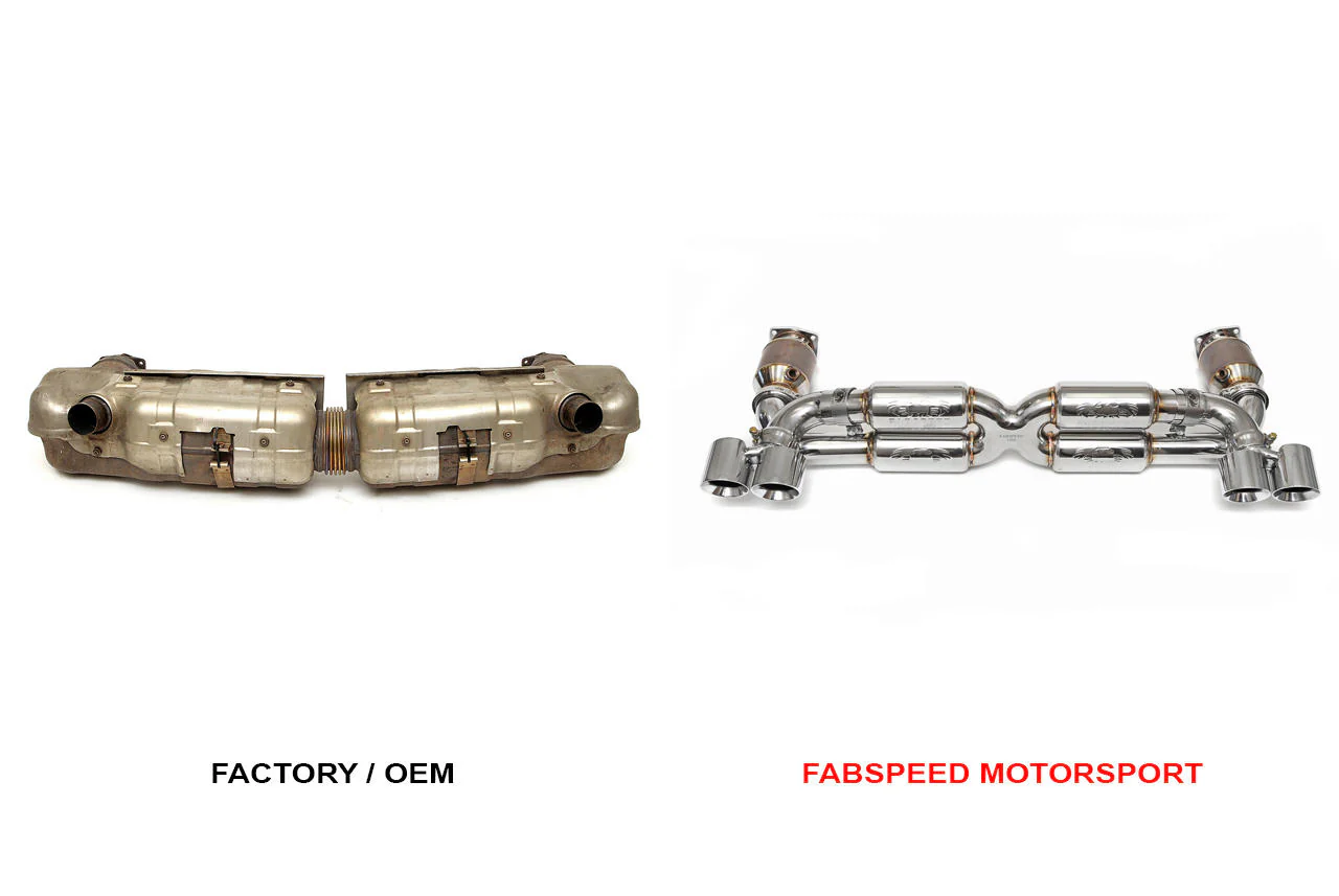 Fabspeed Porsche 997 Turbo Supersport 70mm X-Pipe Exhaust System (2006-2009) - Image 2
