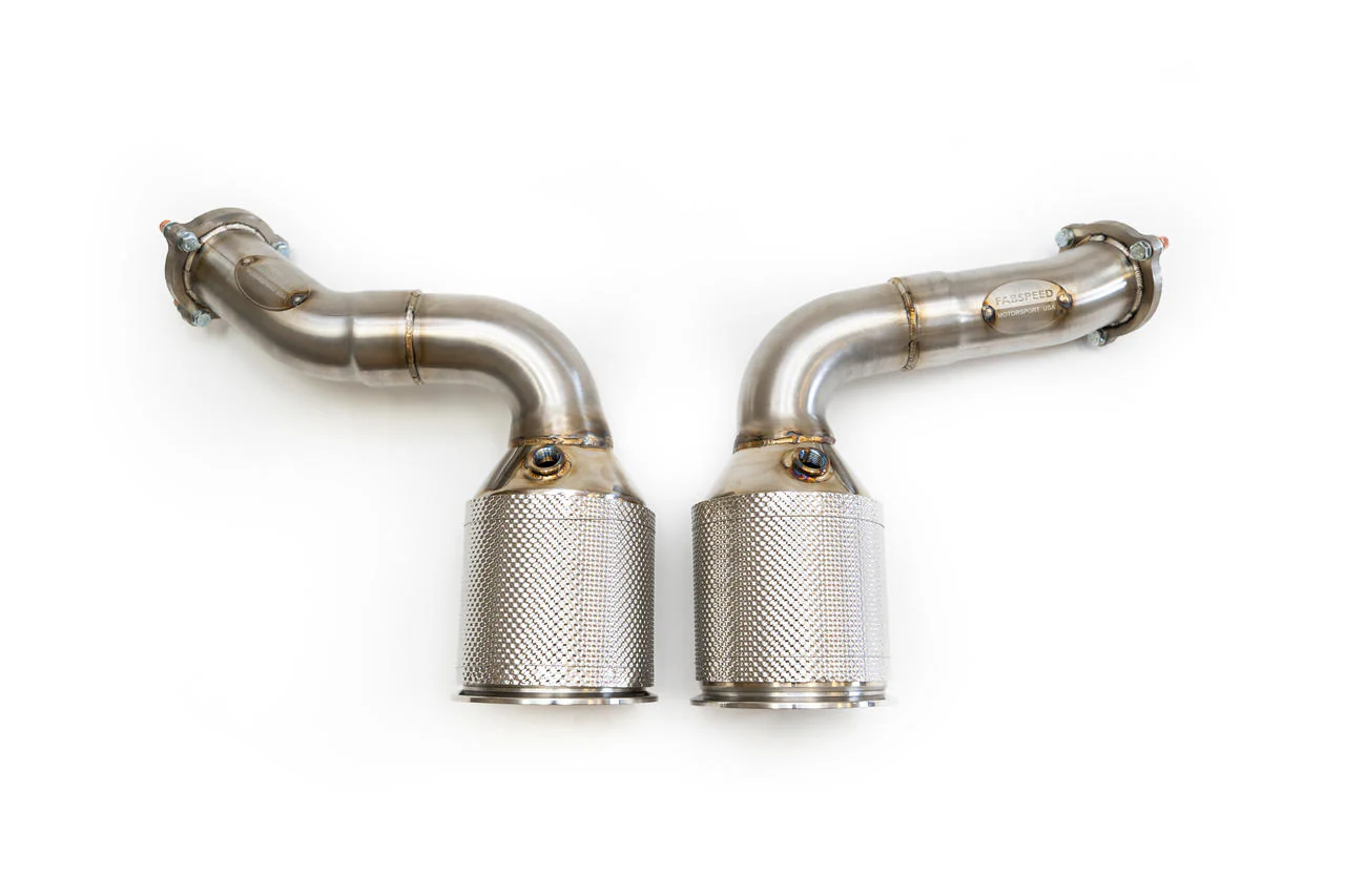 Fabspeed Porsche E3 Cayenne S 2.9L Turbo / Turbo S Primary Sport Catalytic Converters - Image 3