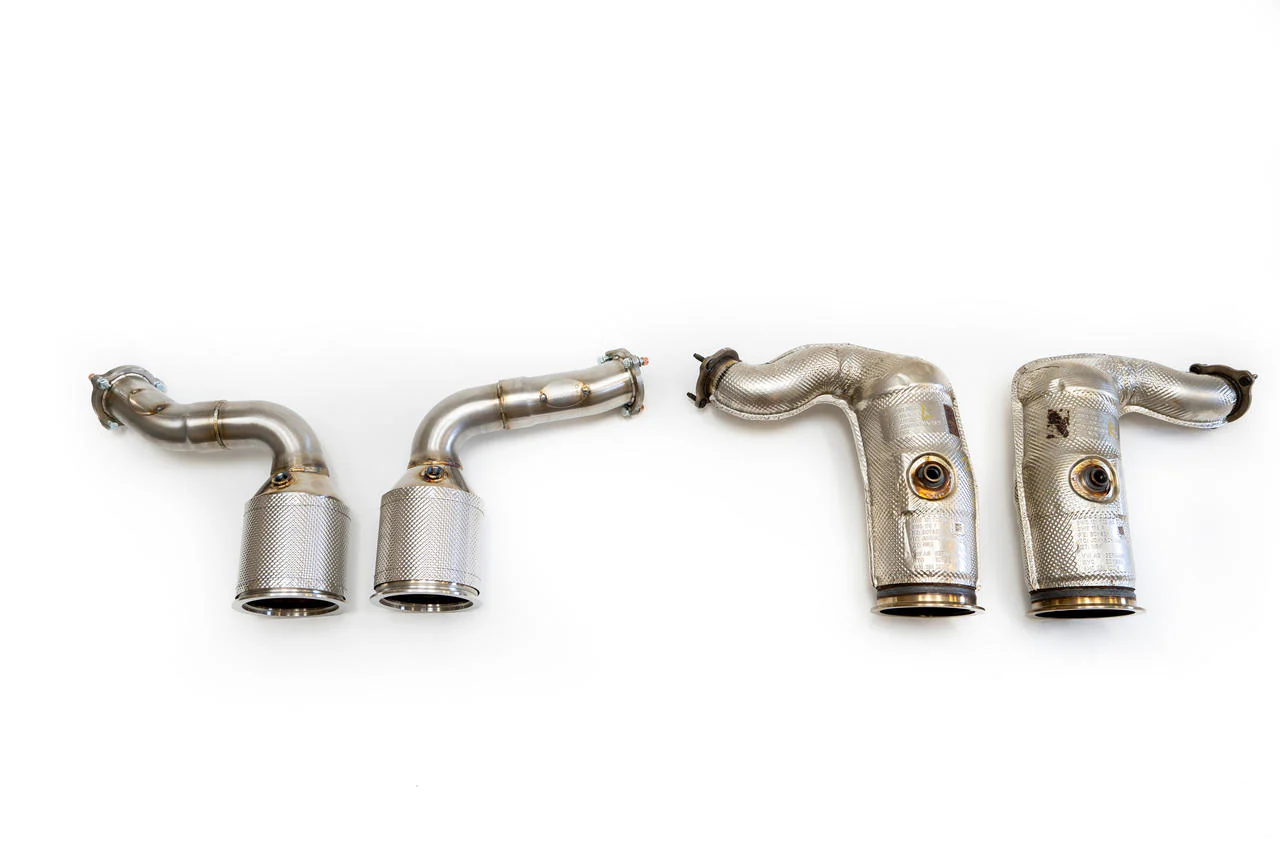 Fabspeed Porsche E3 Cayenne S 2.9L Turbo / Turbo S Primary Sport Catalytic Converters - Image 7