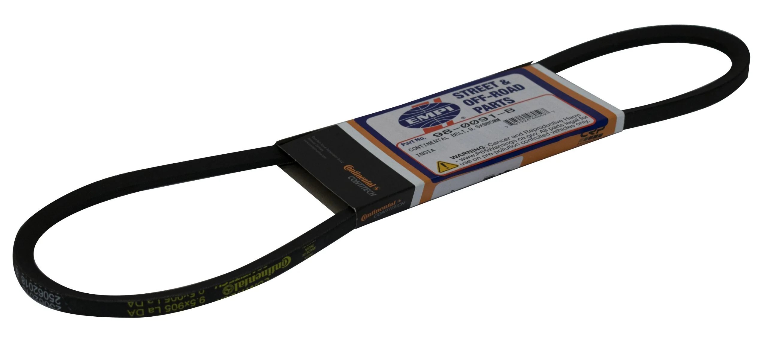 Pulley Belt for VW Upright Engines with 12-Volt Generator