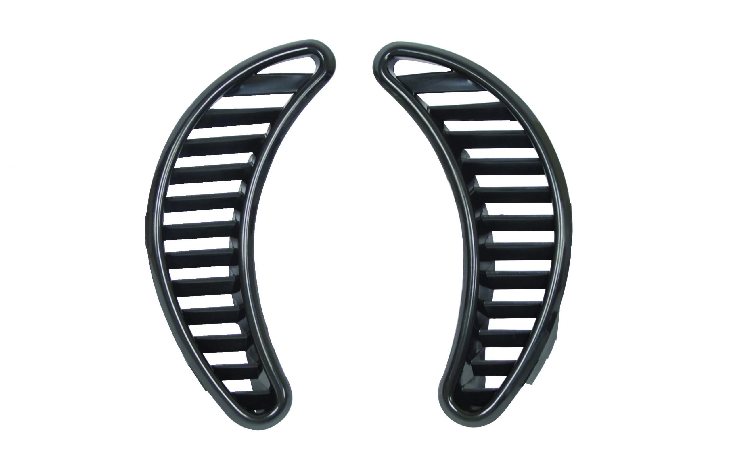 Quarter Grilles, Black Plastic, Type 1 71-on, Pair